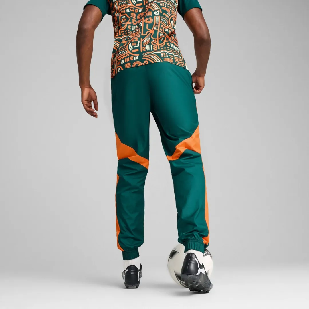 PUMA Prematch Trainingsbroek Côte d'Ivoire CAN 2025 - XS - Groen