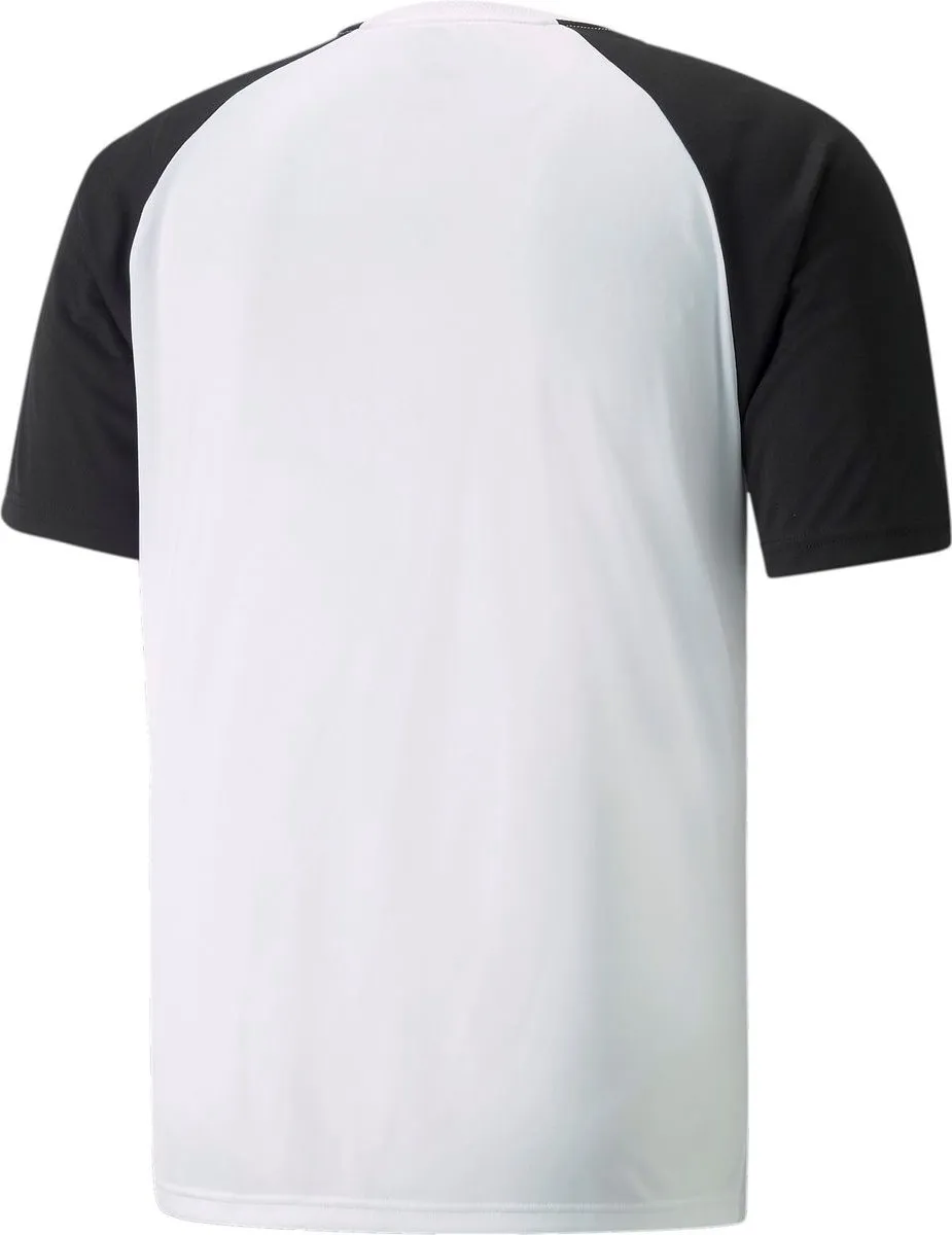 PUMA Teampacer Shirt Korte Mouw Kinderen 116 - Wit/Zwart