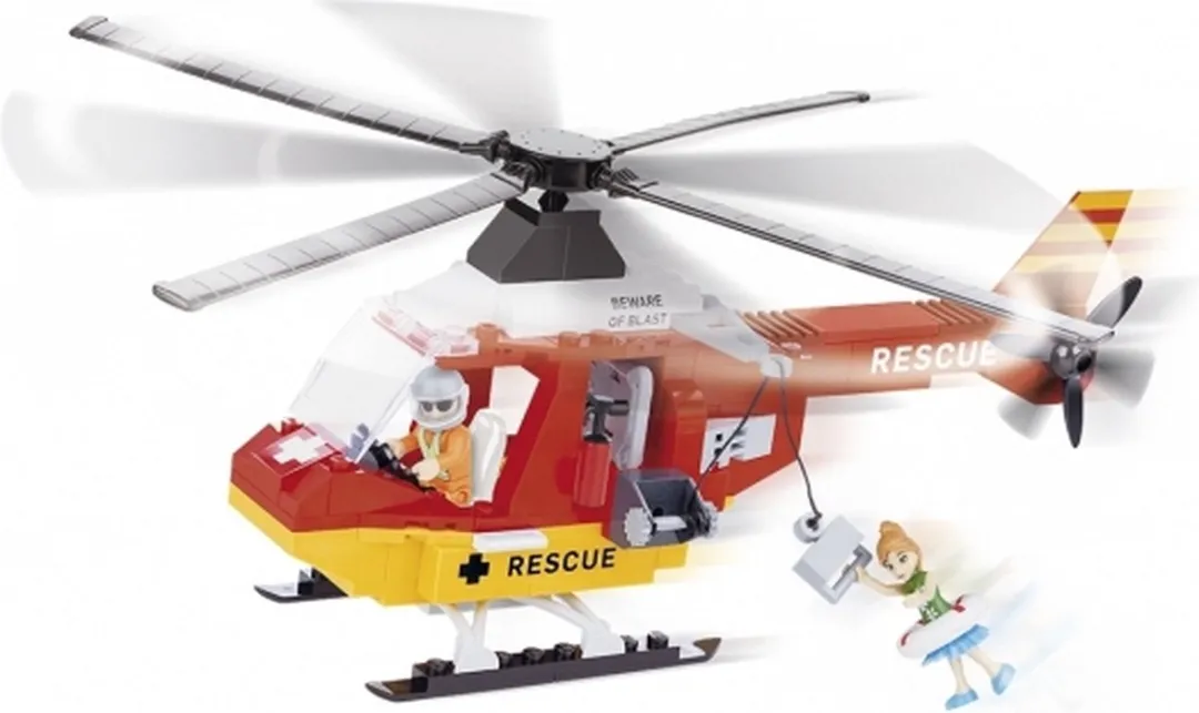 Cobi Reddingshelikopter Bouwstenen Set - Multi