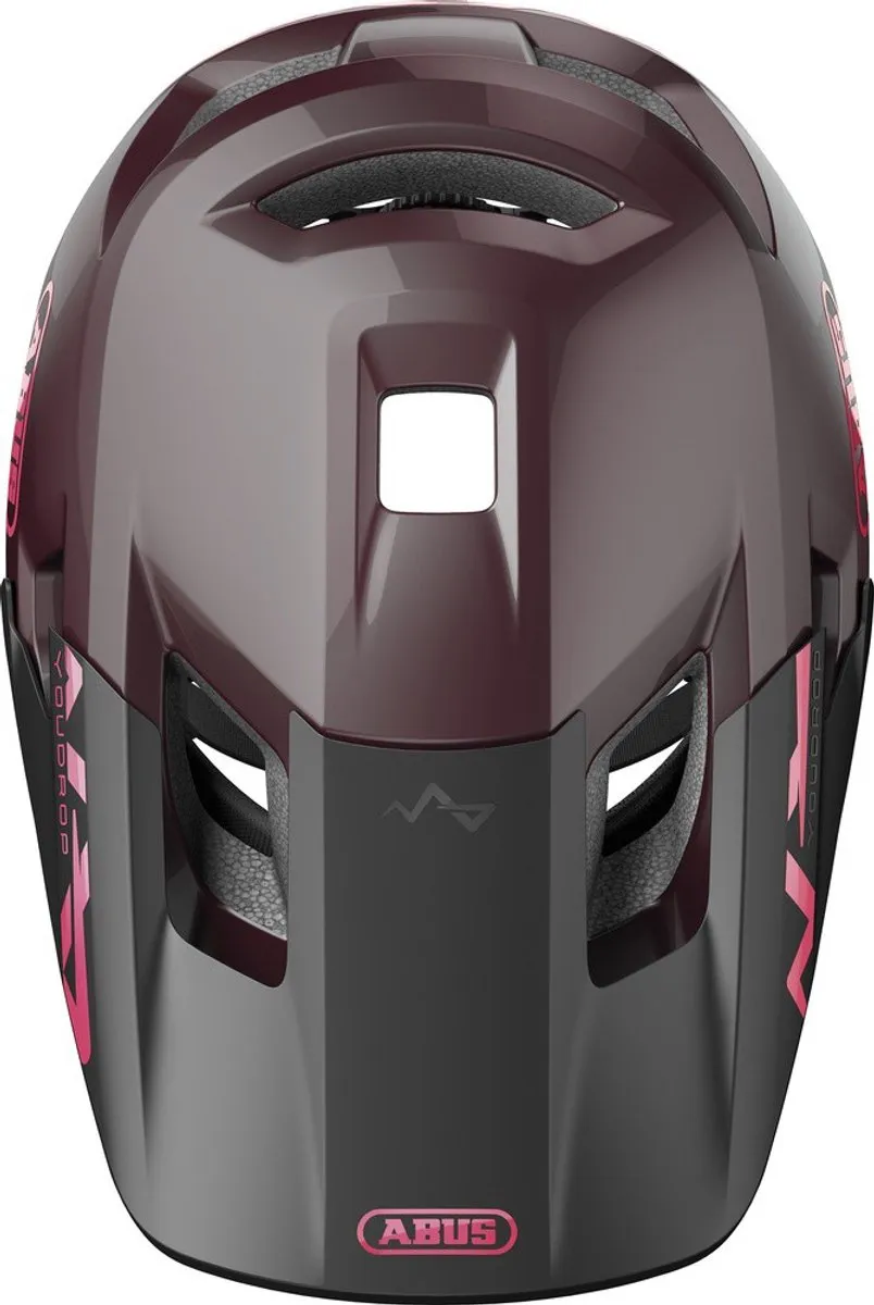 ABUS YouDrop MTB-helm - Donkerrood - Maat S