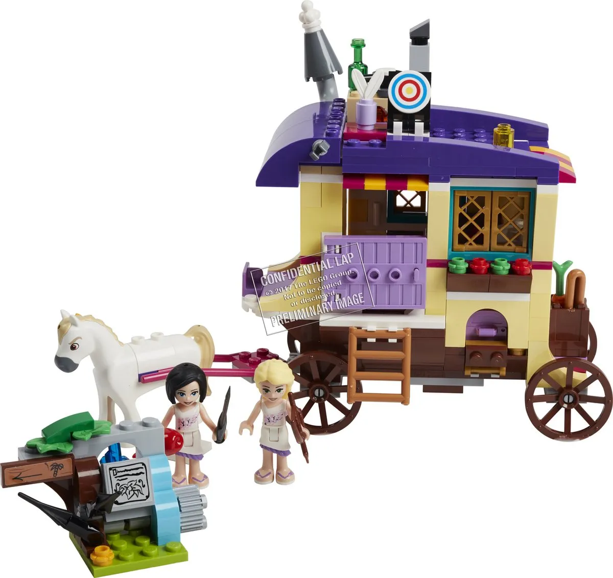 LEGO Disney Rapunzel's Caravan 41157 - 323 Stukken - afbeelding 4 van 6