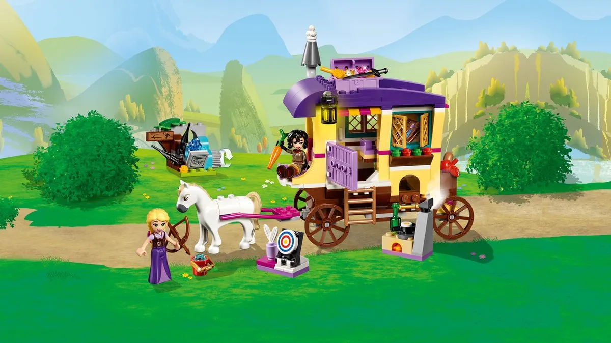 LEGO Disney Rapunzel's Caravan 41157 - 323 Stukken - afbeelding 5 van 6