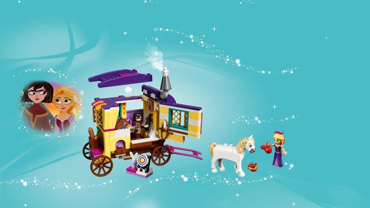LEGO Disney Rapunzel's Caravan 41157 - 323 Stukken - afbeelding 6 van 6