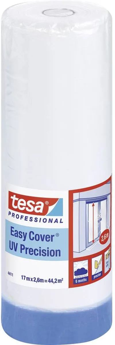Tesa Folienband Easy Cover 4411 UV Blauw