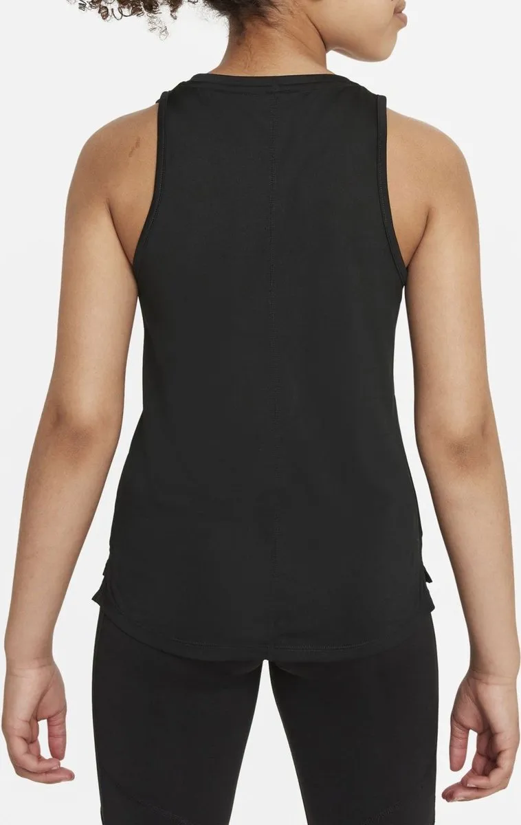 Nike One Tanktop Unisex - Maat 146 - Zwart