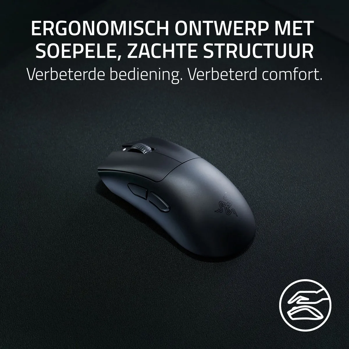 Razer DeathAdder V3 Hyperspeed RZ01-05140100-R3G1 Gaming Muis - 26.000 DPI - Zwart