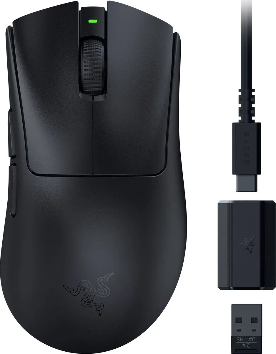 Razer DeathAdder V3 Hyperspeed RZ01-05140100-R3G1 Gaming Muis - 26.000 DPI - Zwart - afbeelding 6 van 6