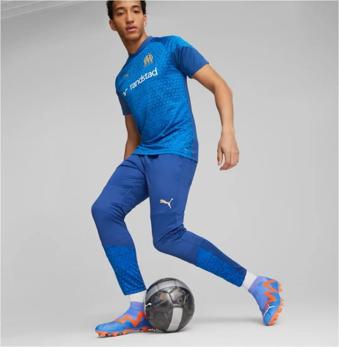 PUMA Olympique Marseille 2023/24 Trainingsbroek - Blauw - XS
