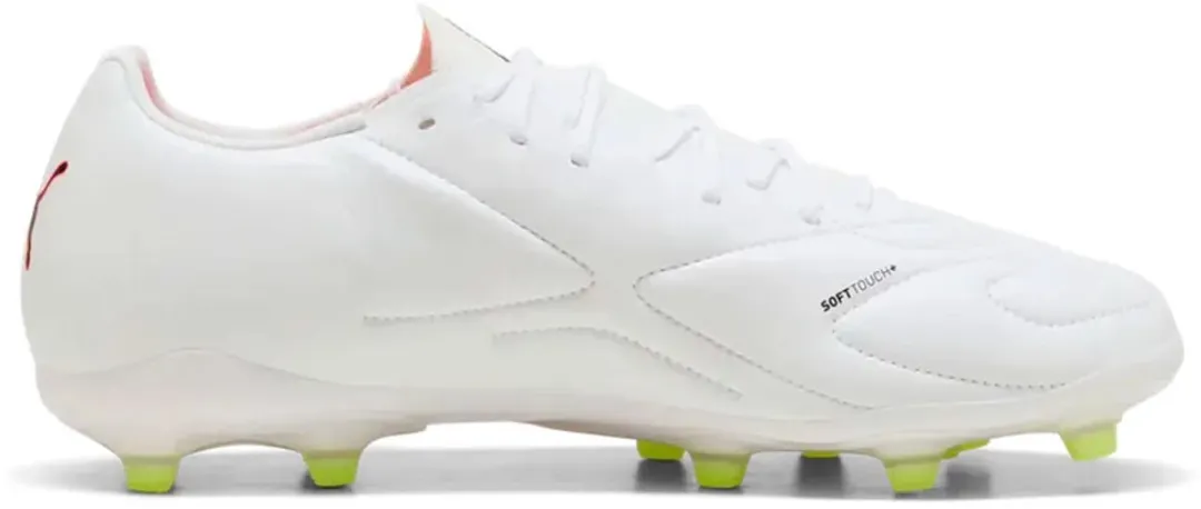 PUMA King 20 Match FG/AG Voetbalschoenen 46 - Wit