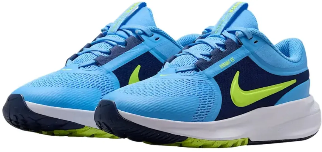 Nike Star Runner 5 Hardloopschoen - 38.5 - University Blue/Volt