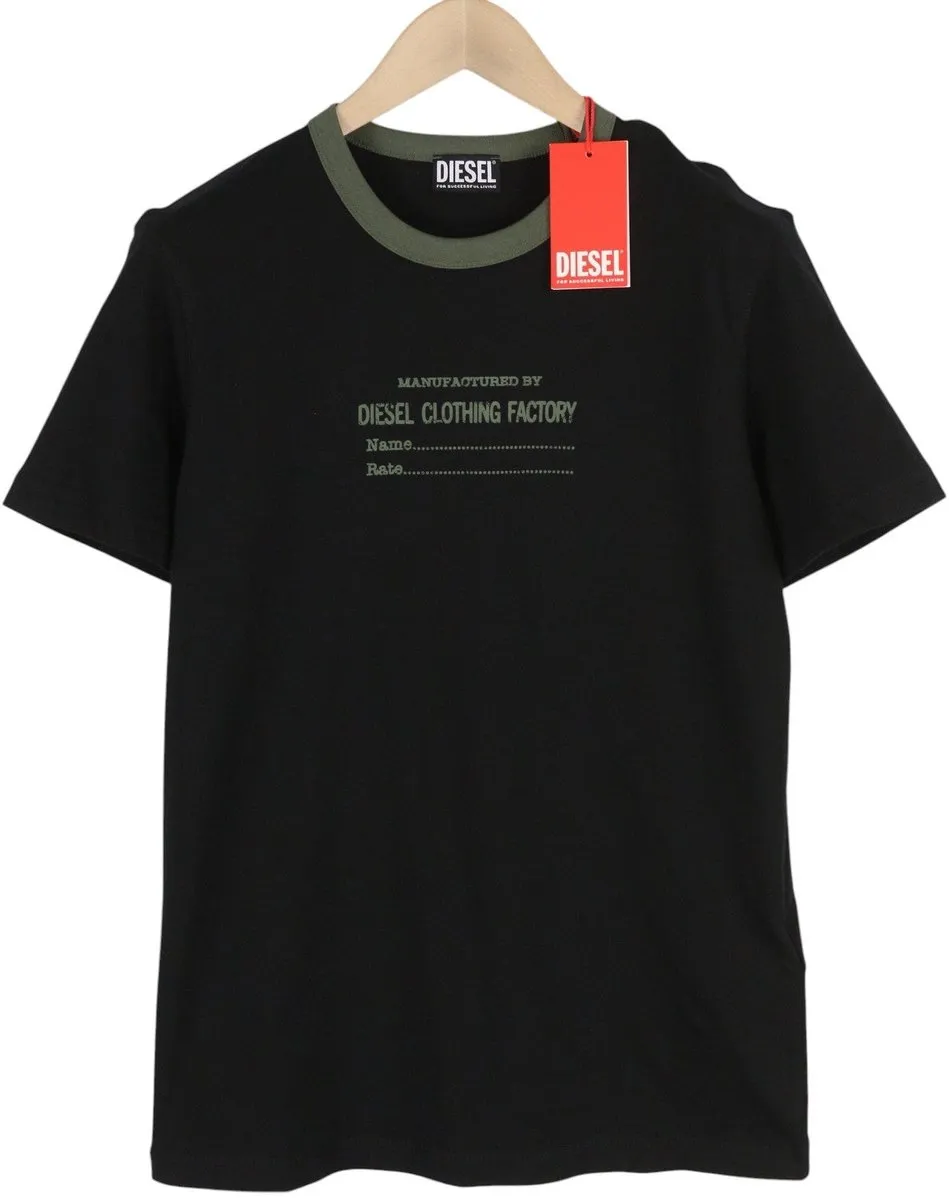 Diesel T-diegor-c3men T-shirt - M - Zwart - afbeelding 2 van 2