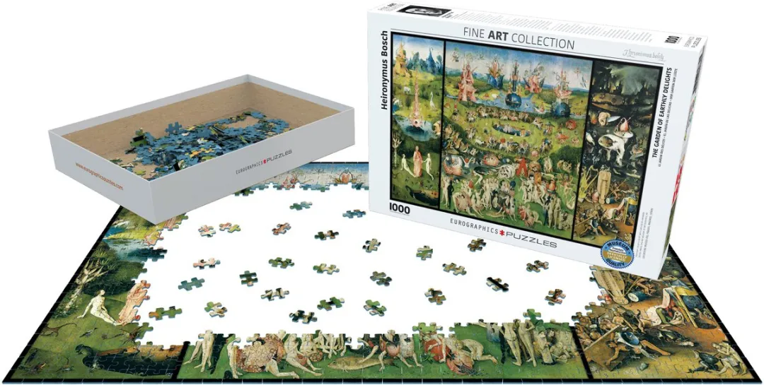Eurographics De Tuin der Lusten Hieronymus Bosch Puzzel 1000 Stuks - 68x48cm - Fine Art