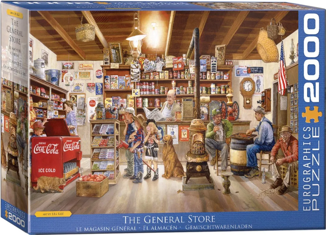Eurographics De kruidenierswinkel Les Ray Legpuzzel 2000 Stuks
