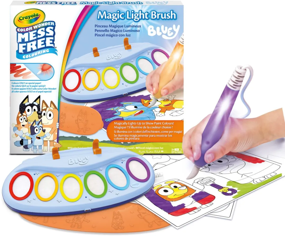 Crayola Color Wonder Magic Light Brush - Veelkleurig - 6 Stuks