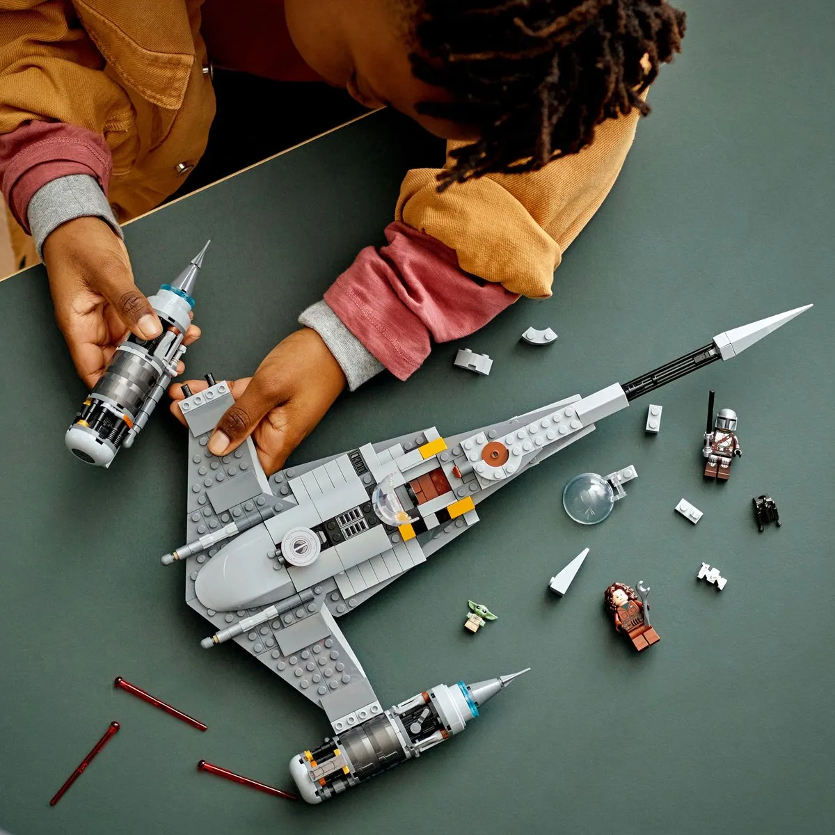 LEGO Star Wars N-1 Starfighter 75325 - 412 Stukken - 3 Minifiguren - afbeelding 6 van 6