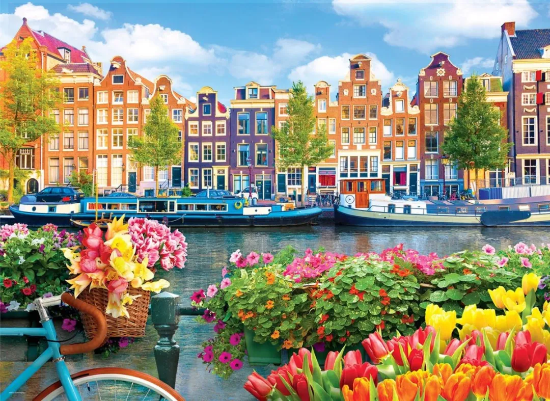 Eurographics Amsterdam Legpuzzel 1000 Stuks - HDR Fotografie - Meerkleurig