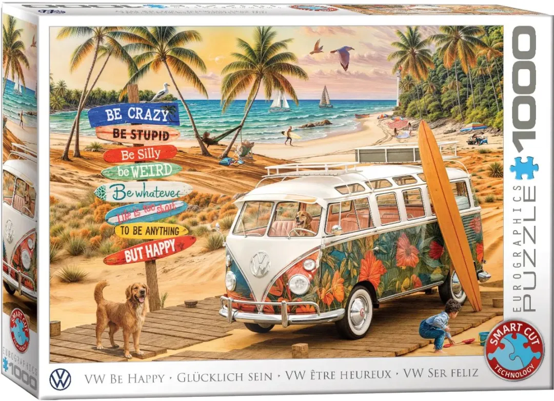 Eurographics VW Gelukkig Zijn Legpuzzel 1000 Stuks