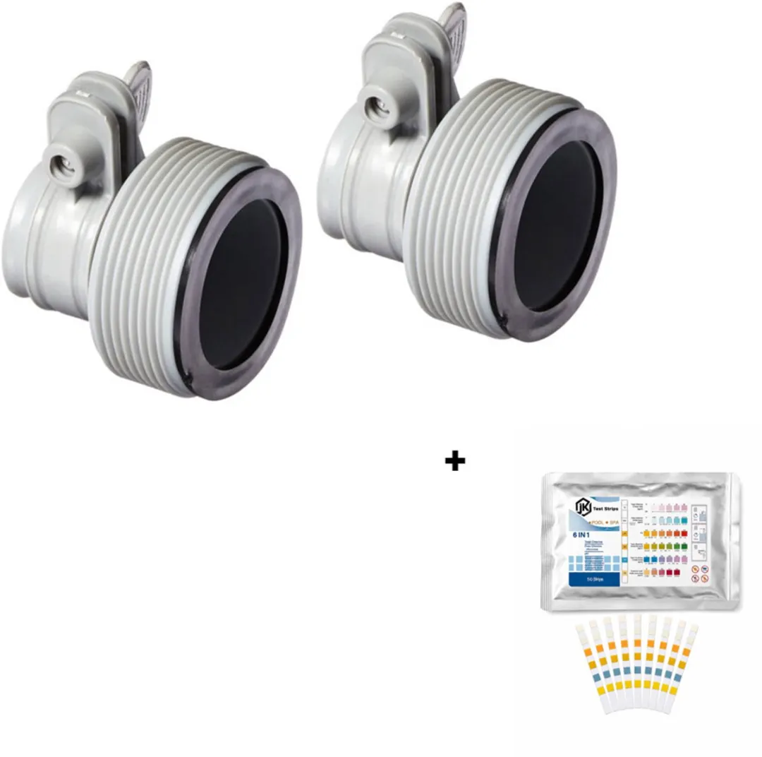 Intex Adapter B/Connectors 32/38mm - 51 Stuks - Grijs
