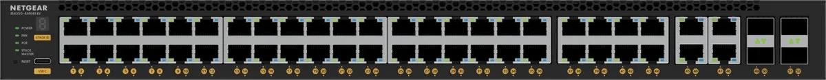 Netgear M4350-44M4X4V Managed Switch 48x PoE 2.5G - 500Gbps
