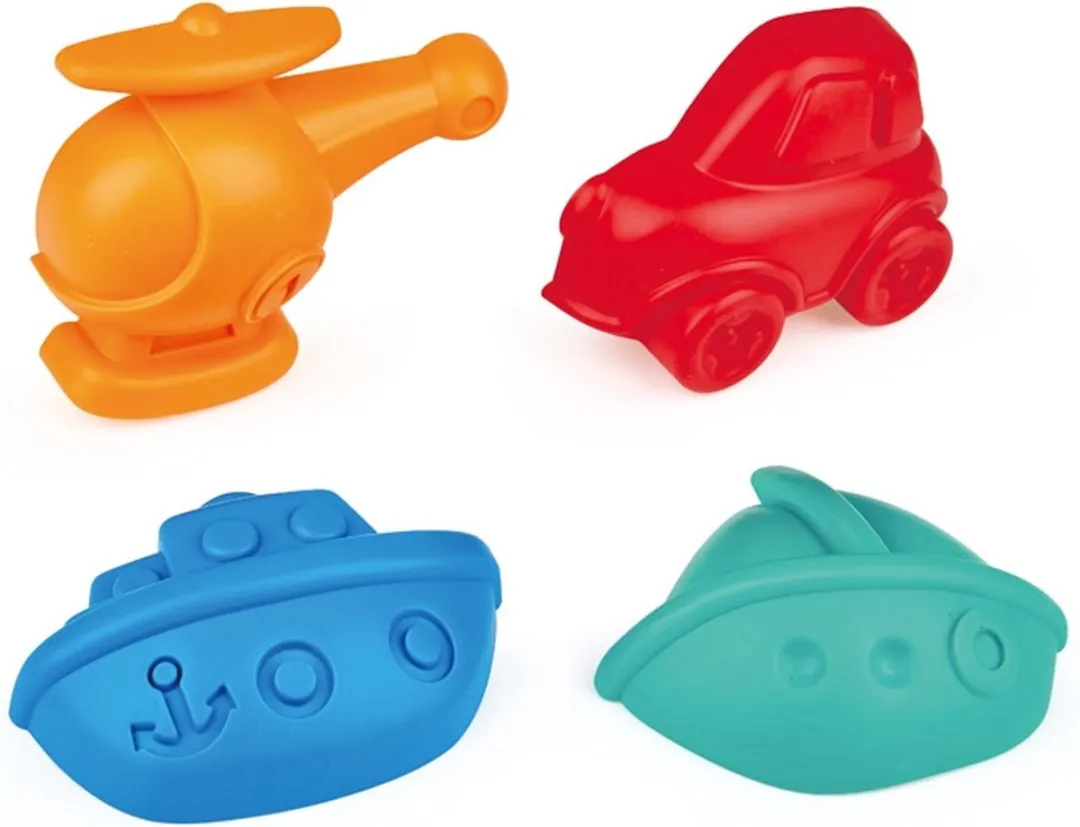 Hape Zandvormen Voertuigen Multikleur - afbeelding 6 van 6