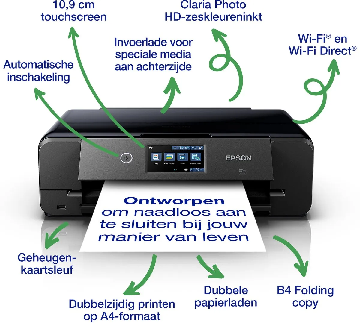 Epson Expression Photo XP-980 A3 Printer - Zwart - afbeelding 6 van 6