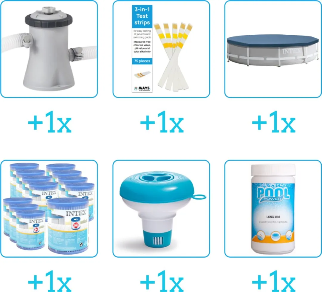 Intex 28206NP Zwembad Accessoirepakket 6-delig