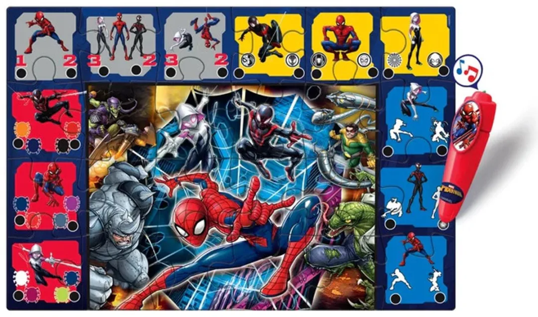 Spider-Man Interactieve Puzzel 24 Stuks - Clementoni - afbeelding 6 van 6