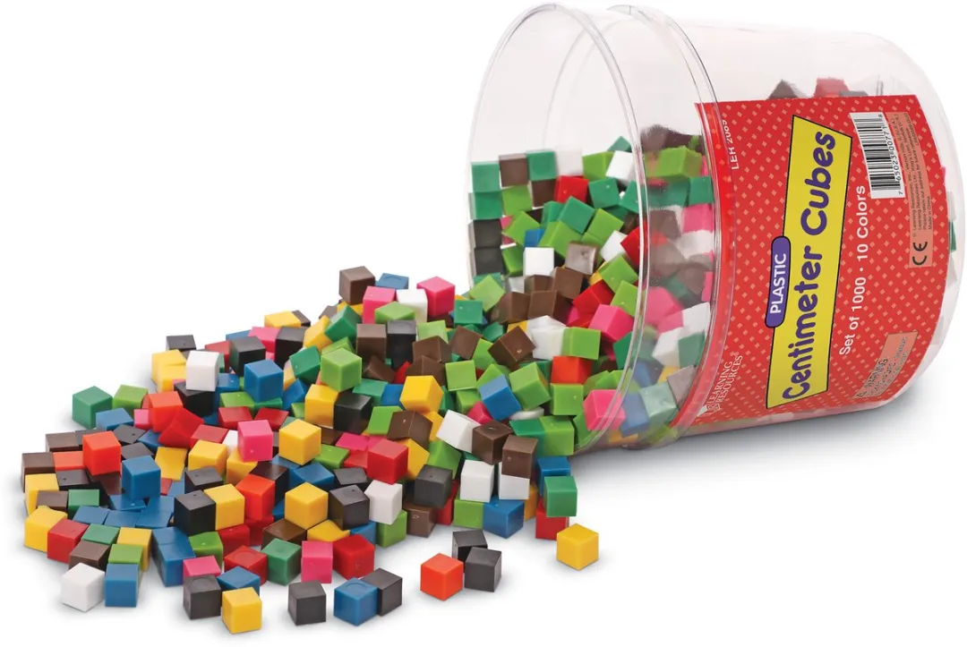 Learning Resources Centimeter Blokjes Multikleur - 1000 Stuks