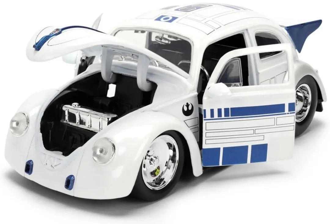 Jada Toys Star Wars R2-D2 & VW Drag Beetle Diecast 1:24 - Multi
