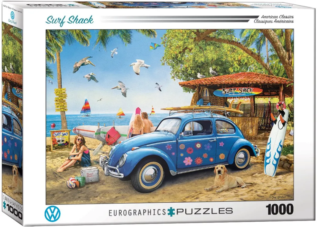 Eurographics VW Surf Shack Legpuzzel 1000 Stuks