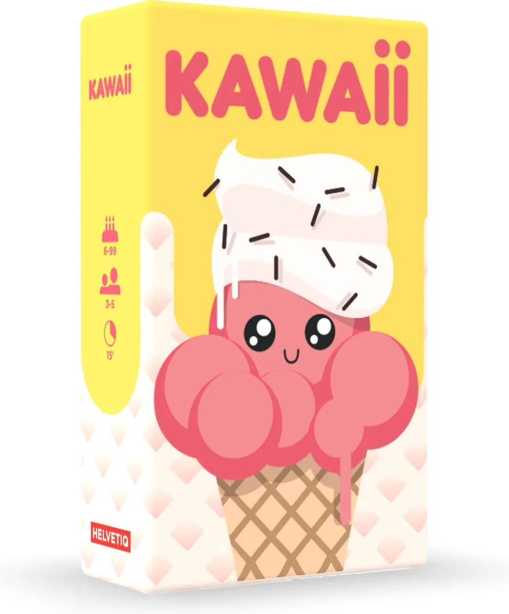 Geronimo Games Helvetiq Kawaii Pocketspel - 3-5 Spelers