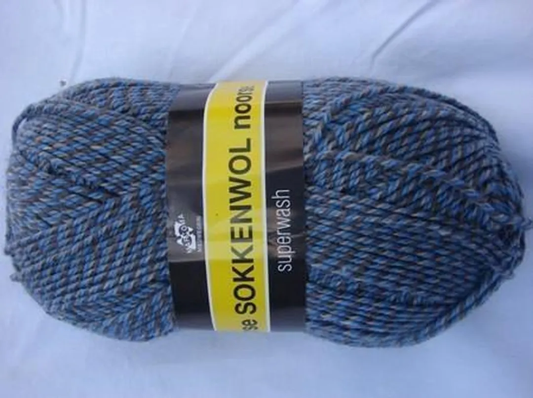 Scheepjes Noorse Wol Markoma 100g - Blauw/Grijs