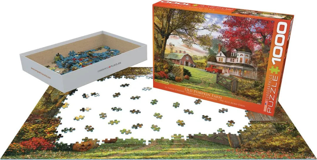 Eurographics Oude Pompoen Boerderij Legpuzzel 1000 Stuks - MPN eu6000-0694