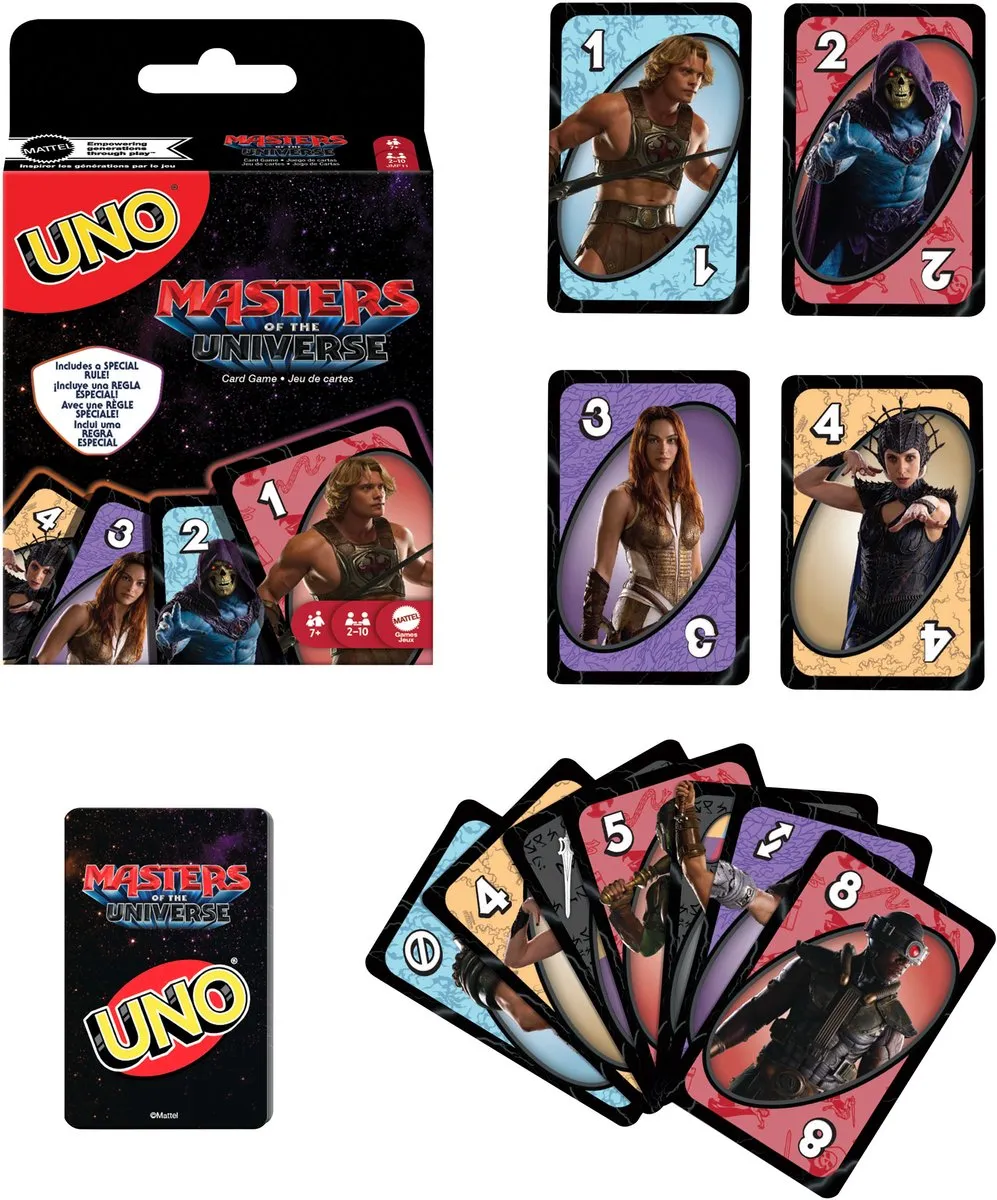 Mattel UNO Masters of the Universe Kaartspel