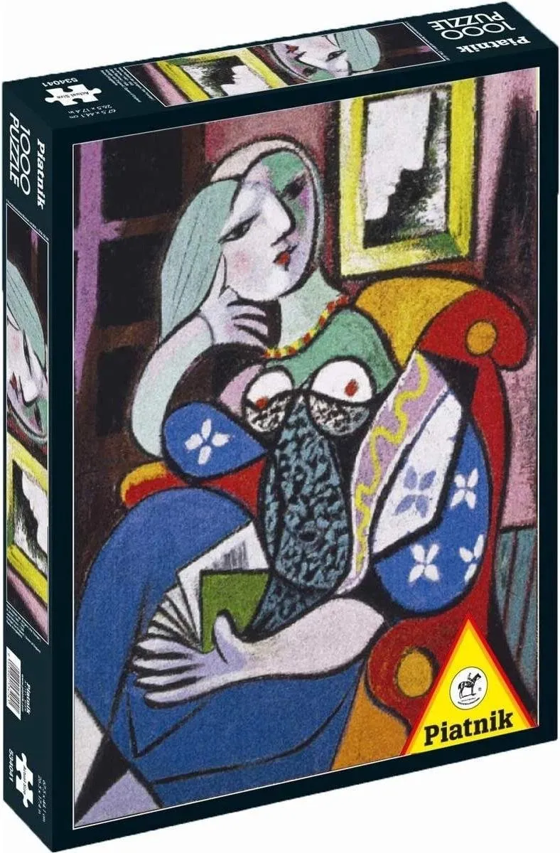 Piatnik Woman with a Book Puzzel
