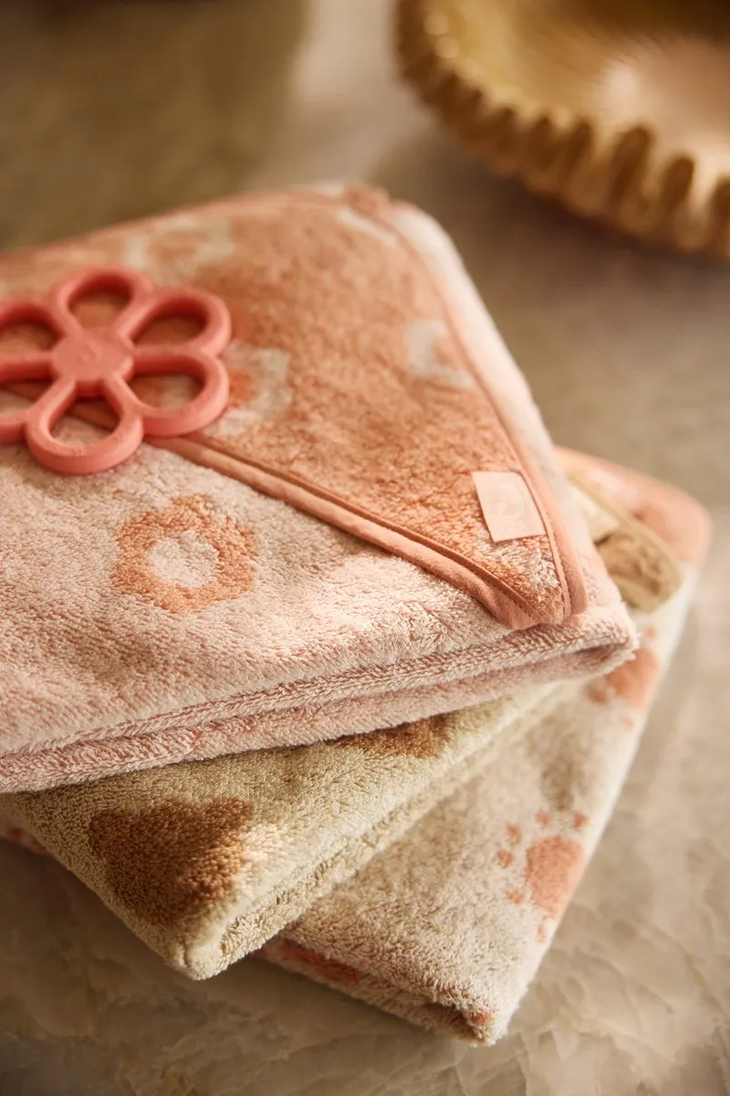 Jollein Siliconen Bijtring Flower Coral Rose