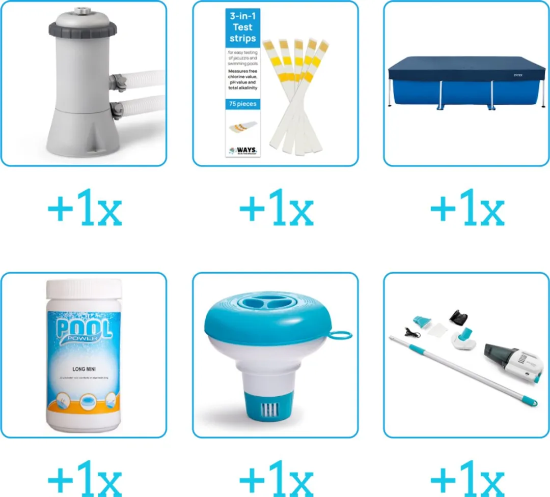 Intex 28272NP Zwembad Accessoirepakket 6-delig