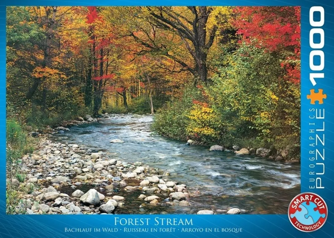 Eurographics Bosbeek Legpuzzel 1000 Stuks - eu6000-2132 - Meerkleurig
