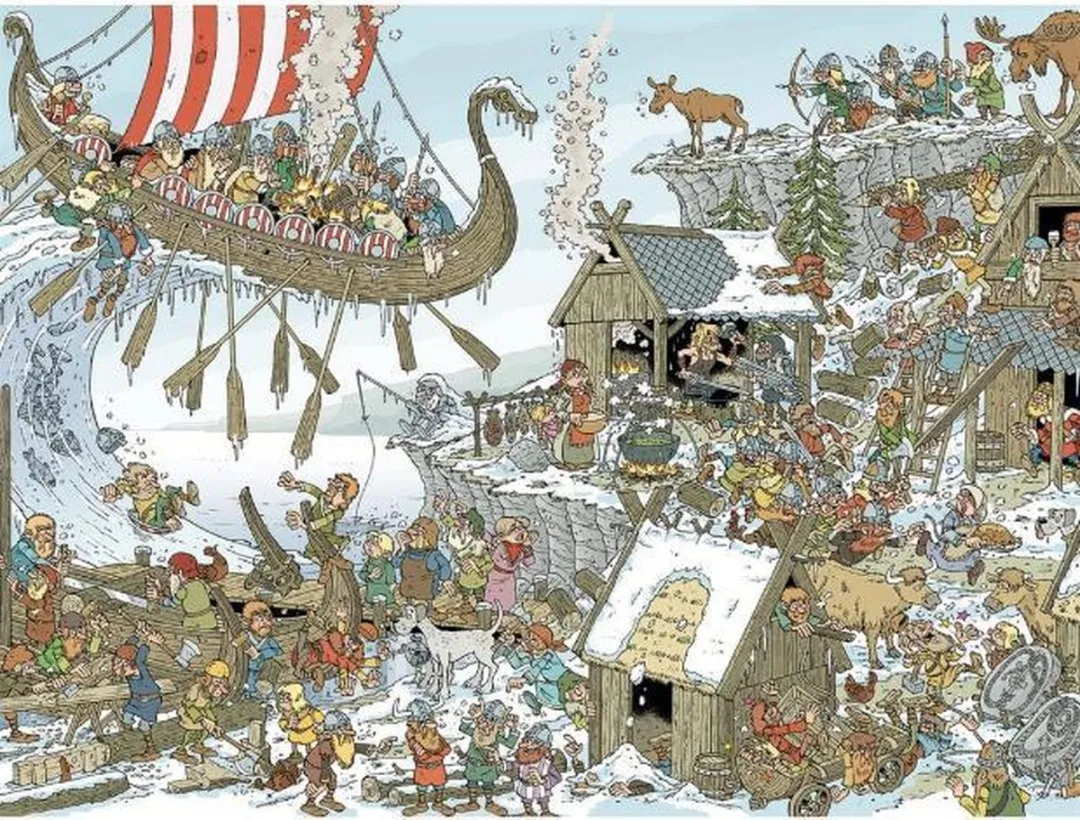 Jumbo Premium Collection Puzzel De Vikingen 950 Stuks - Multicolor