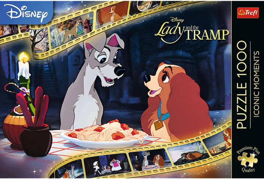 Trefl Disney Lady and the Tramp Legpuzzel 1000 Stuks - Multicolor