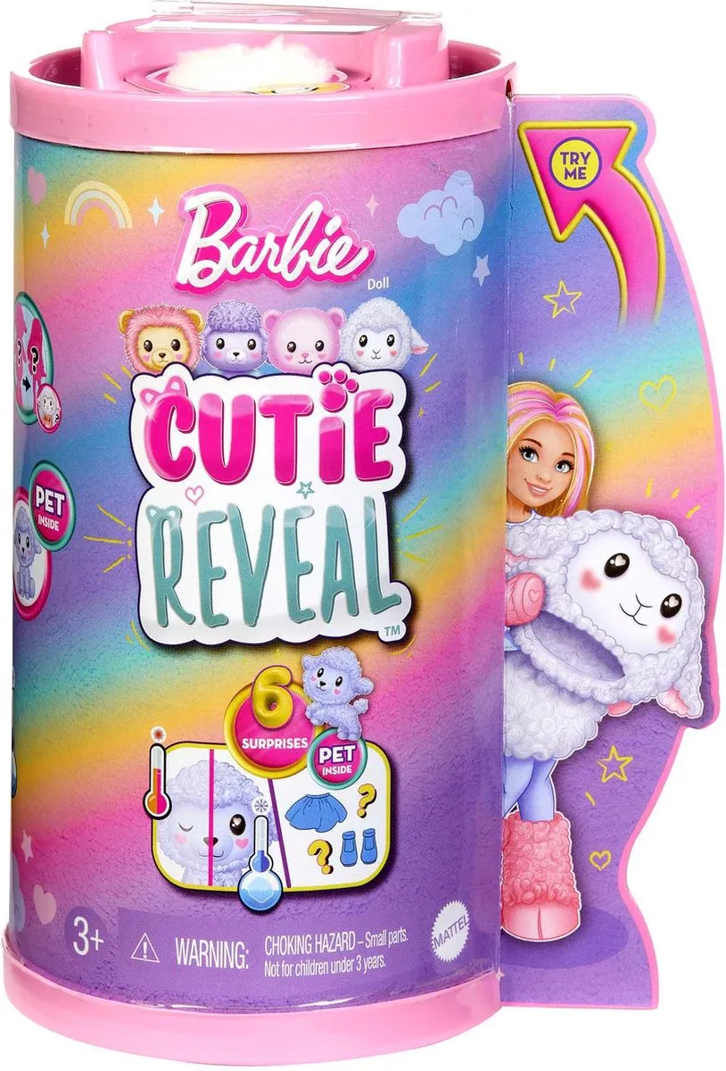 Barbie Chelsea Cutie Reveal T-shirts - Geassorteerd Roze - afbeelding 2 van 6