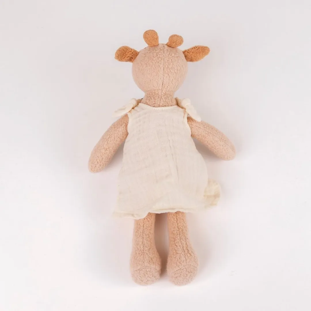 Egmont Toys Knuffelgiraf 26cm - Biologisch Katoen - Meerkleurig