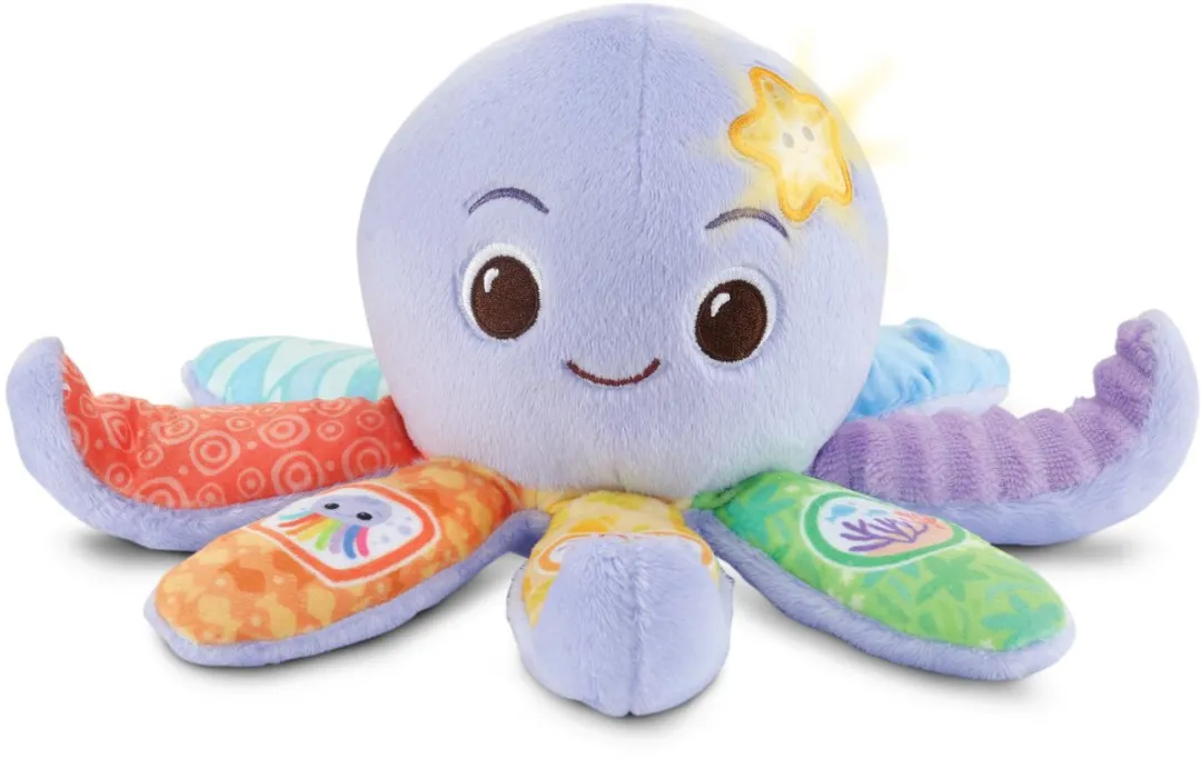 VTech Baby Knuffel Octopus - Interactieve Speelgoedknuffel - 15 Melodietjes & 3 Liedjes - Multi