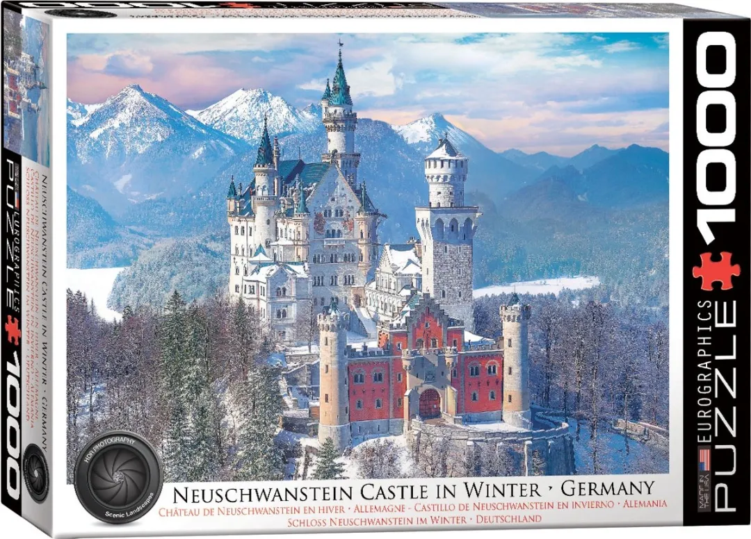 Eurographics Kasteel Neuschwanstein Legpuzzel 1000 Stuks