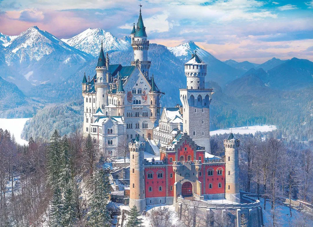 Eurographics Kasteel Neuschwanstein Legpuzzel 1000 Stuks - 68x48cm - Meerkleurig