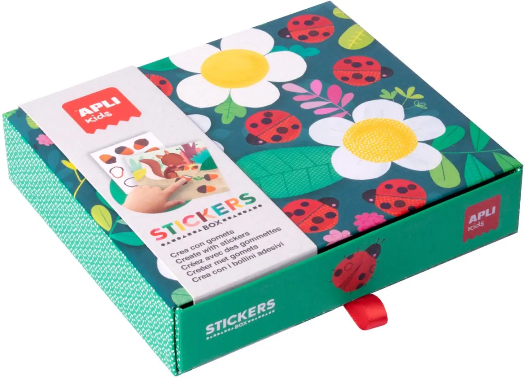 Apli Kids Stickerspel Lieveheersbeestje - 7 Kleuren