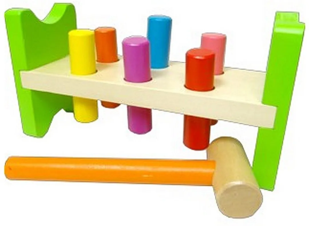 Simply for Kids Houten Hamerbank Hamer Multi