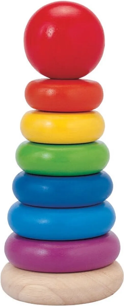 Plantoys Houten Stapelring 6-delig