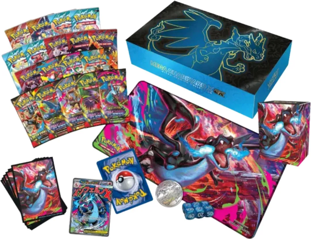 Pokémon TCG Mega Charizard X ex Ultra-Premium Collection - 18 Booster Packs