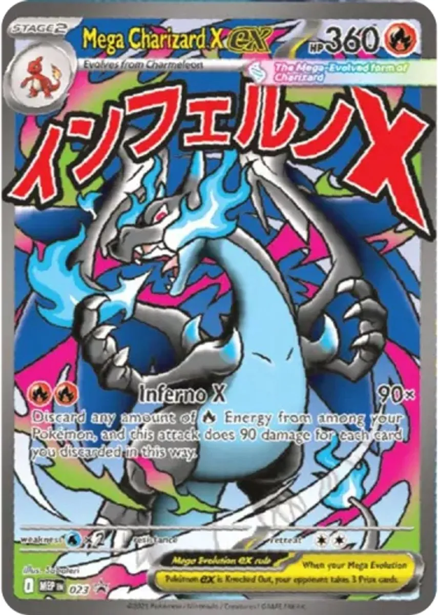 Pokémon TCG Mega Charizard X ex Ultra-Premium Collection - 18 Booster Packs